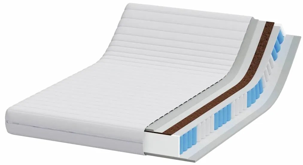 Colchões Branco 140 x 190 cm Tecido 100% poliéster