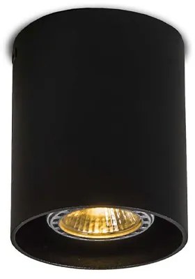 Foco inteligente preto e dourado com WiFi GU10 - Tubo