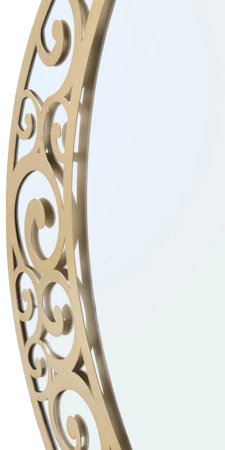 ESPELHO DE PAREDE LUNA ASTRATTA Ø 72X1 CM DOURADO