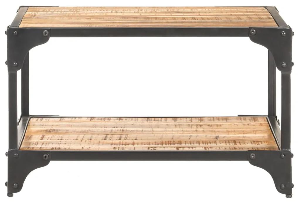 Mesa de centro 60x60x35 cm madeira de mangueira maciça