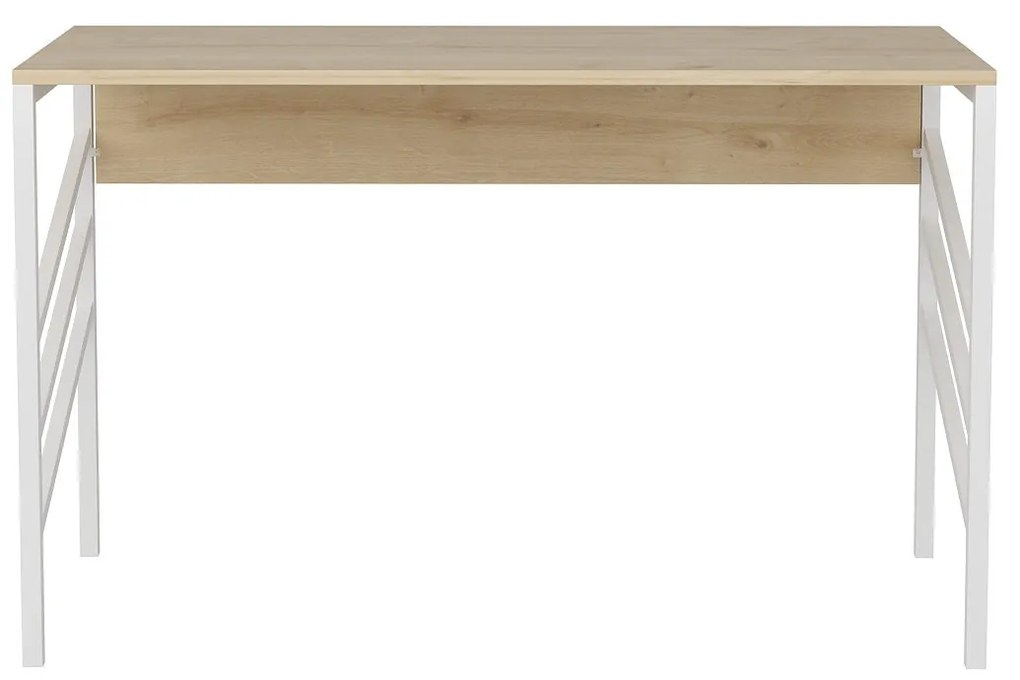 Secretária de Estudo Josephine – Branco Carvalho – 120x60x74,8 cm