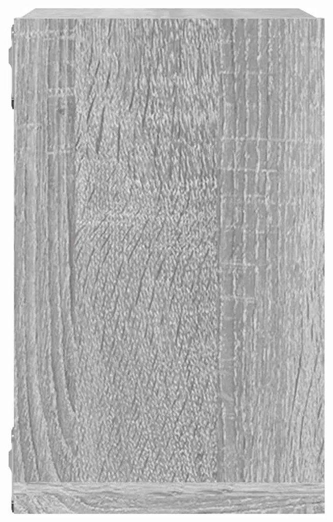Prateleiras em Cubo 4 pcs Cinza Sonoma 26x15x26 cm em Madeira de Engen