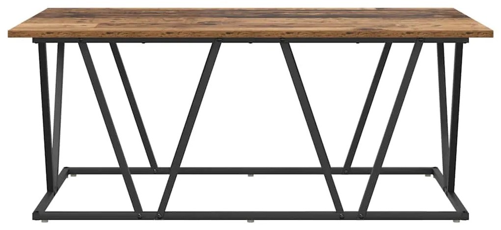 Mesa de Café vidaXL de Madeira Antiga 100x50x40 cm em Madeira Ingénua