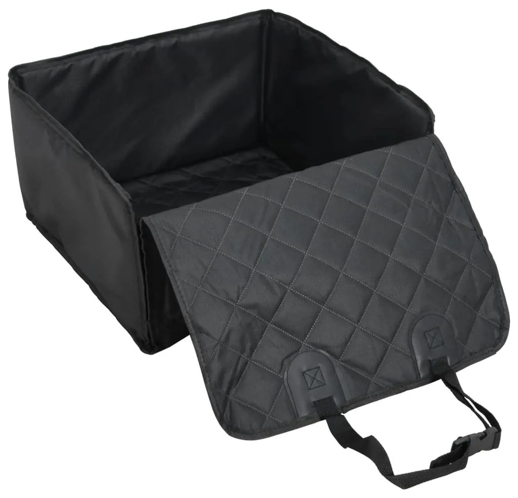 Assento de carro para cão 45x45x25/55 cm preto