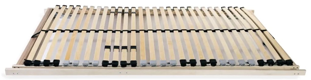 Estrados de ripas 2 pcs com 28 ripas 7 zonas 90x200 cm