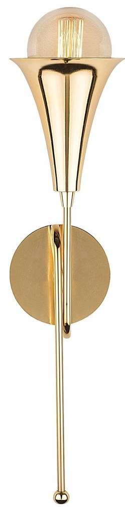 Aplique de Parede Sarmal – Dourado – 13 x 15 cm