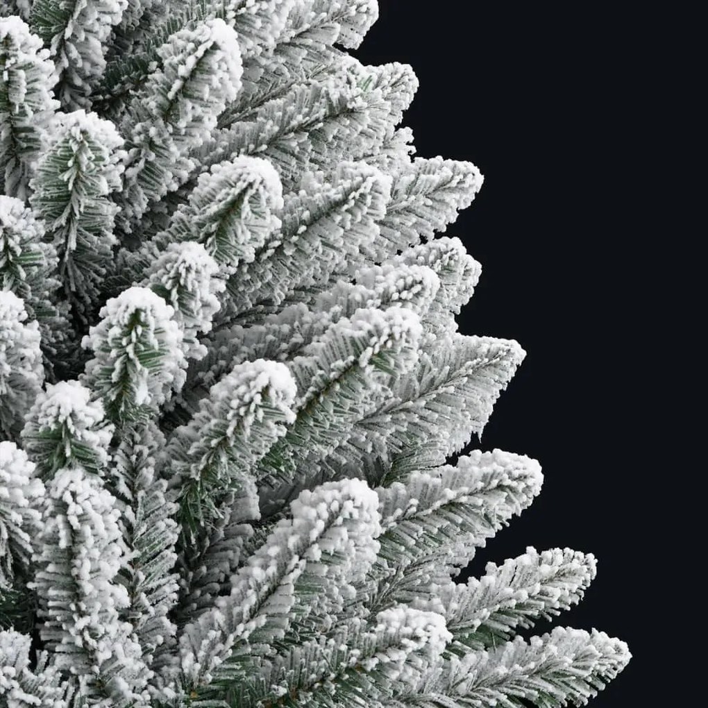 Árvore de Natal artificial articulada c/ flocos de neve 120 cm