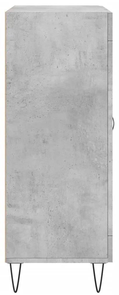 Aparador 69,5x34x90 cm madeira processada cinza cimento