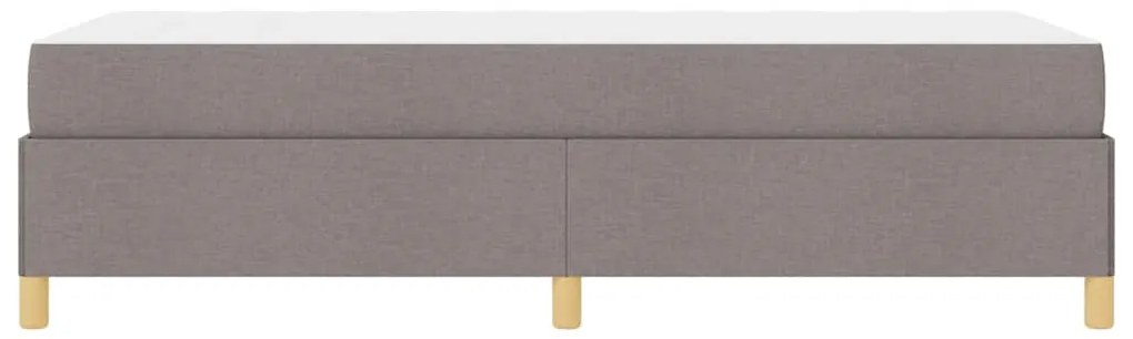 Cama Box Outros Taupe e Branco 90 x 190 cm tecido