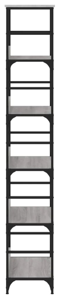 Estante 50x33x188,5 cm derivados de madeira cinzento sonoma
