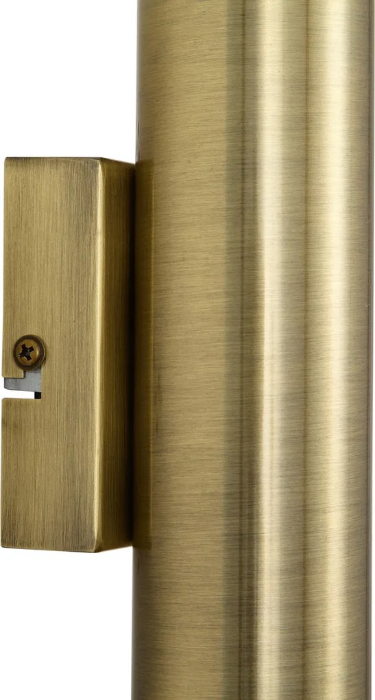 Candeeiro de parede moderno bronze 2 luzes - Jeana