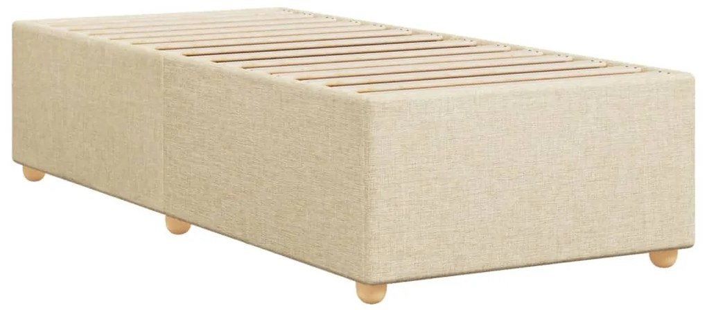 Estrutura de cama sem colchão 80x200 cm creme