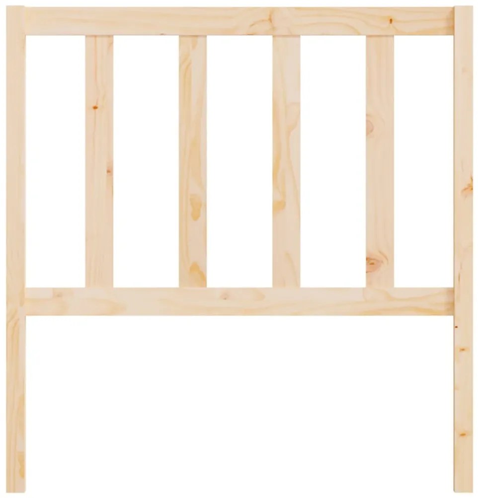 Cabeceira de cama 106x4x100 cm pinho maciço
