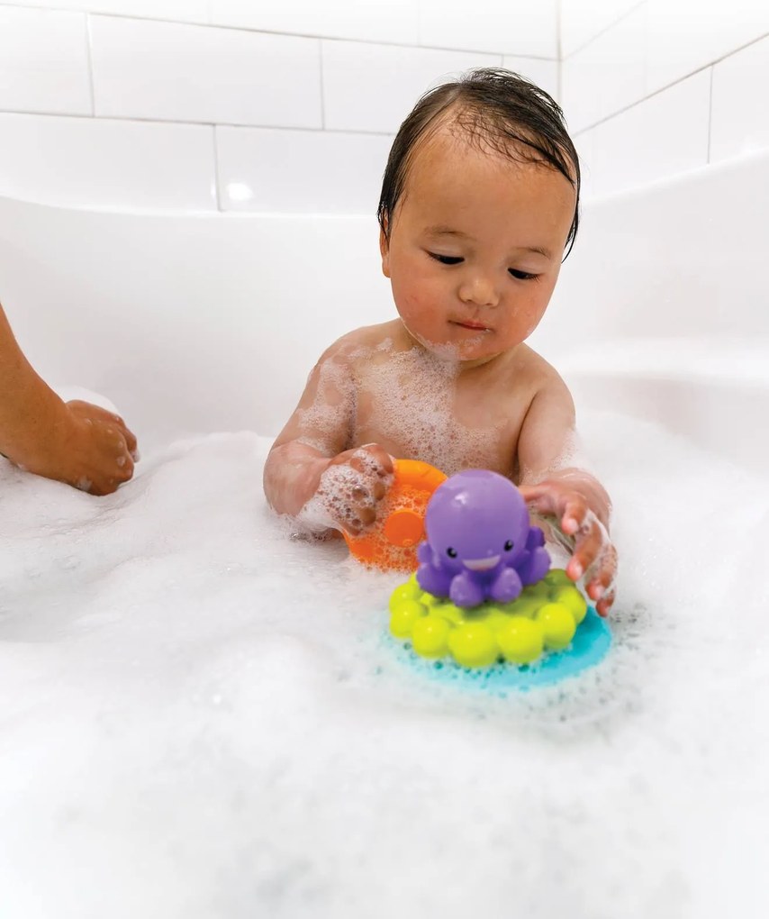 Pirâmide de banho Polvo - INFANTINO multicolor