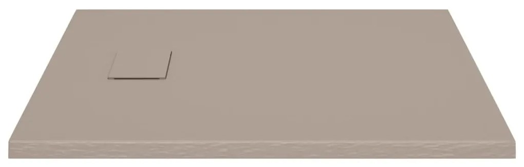 Base de chuveiro SMC 90x80 cm castanho