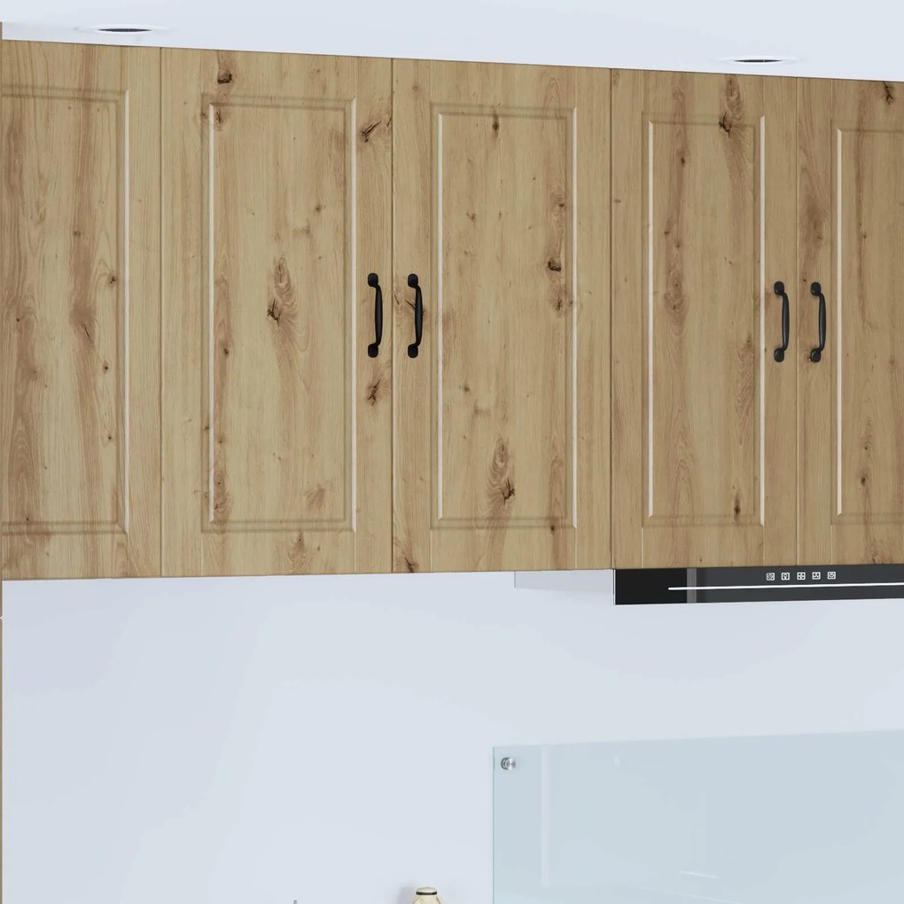 vidaXL Armário de Cozinha com porta Carvalho Artesanal 80 x 31 x 80 cm