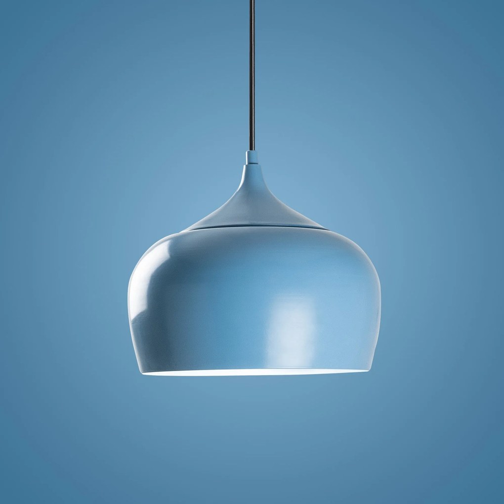 Candeeiro de Teto Patine – Azul Claro – Ø28 h:29 cm