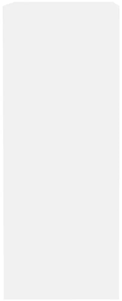 Estante com 2 prateleiras 40x30x76,5 cm contraplacado branco