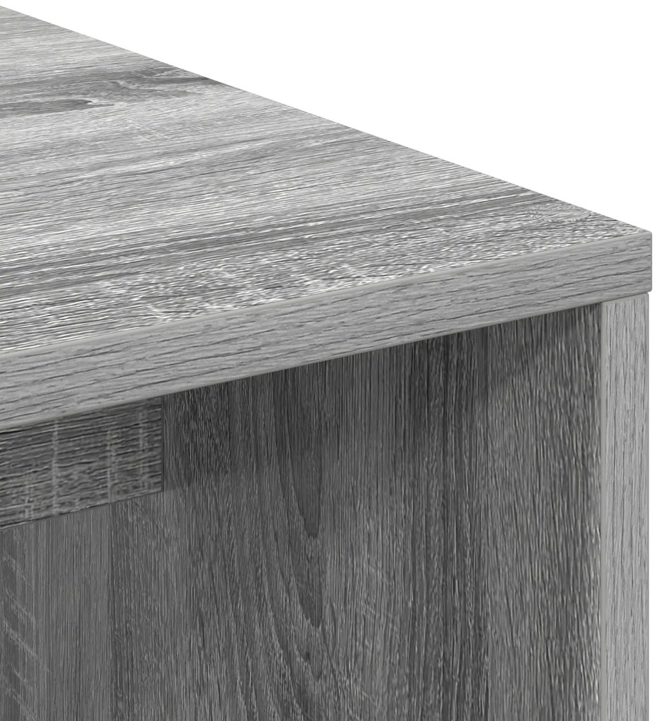 Mesa de Escrita Cinzenta Cinzento Sonoma Aglomerado de partículas