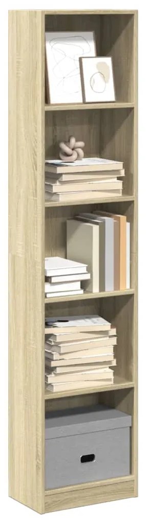 vidaXL Estante 40x24x176 cm derivados de madeira carvalho sonoma
