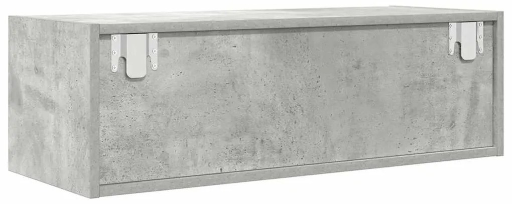 Móveis de TV 2pcs 80x31x25,5cm madeira processada cinza cimento