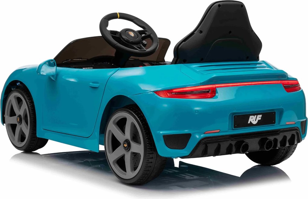 Carro elétrico para crianças RUF GT 12V,com portas rebatíveis, comando remoto, luzes LED dianteiras e traseiras, entrada USB/Aux, bateria de lítio, li