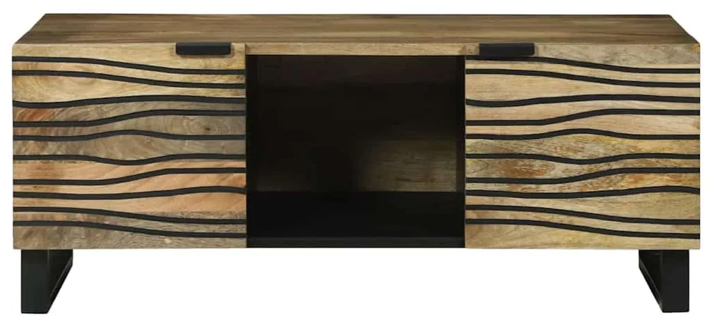 Mesa de Centro 100x54x40 cm - Madeira de Mangueira Maciça