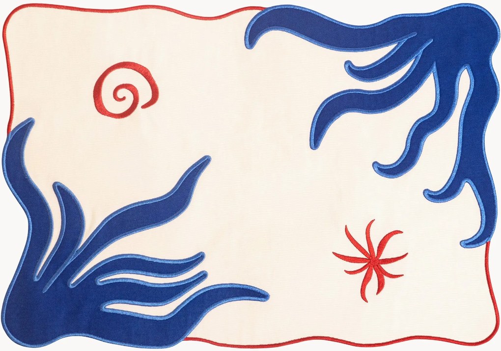 Individuais de mesa artesanais Amalfi, conjunto de 2