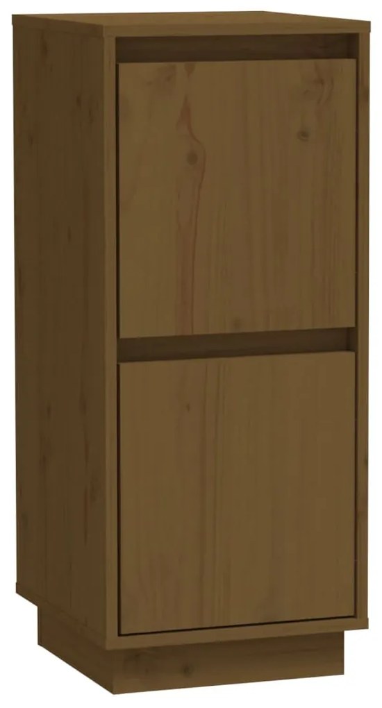Aparadores 2 pcs 31,5x34x75 cm pinho maciço castanho mel