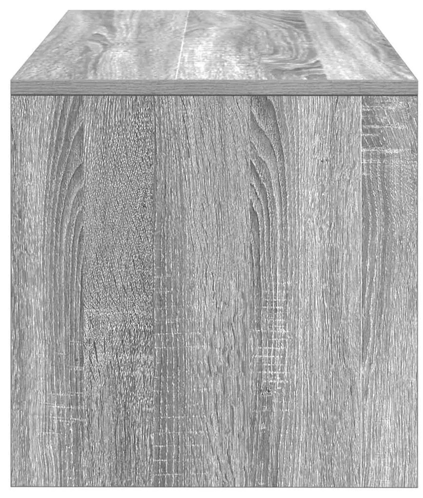 Móvel de TV 80x40x40 cm derivados de madeira cinzento sonoma