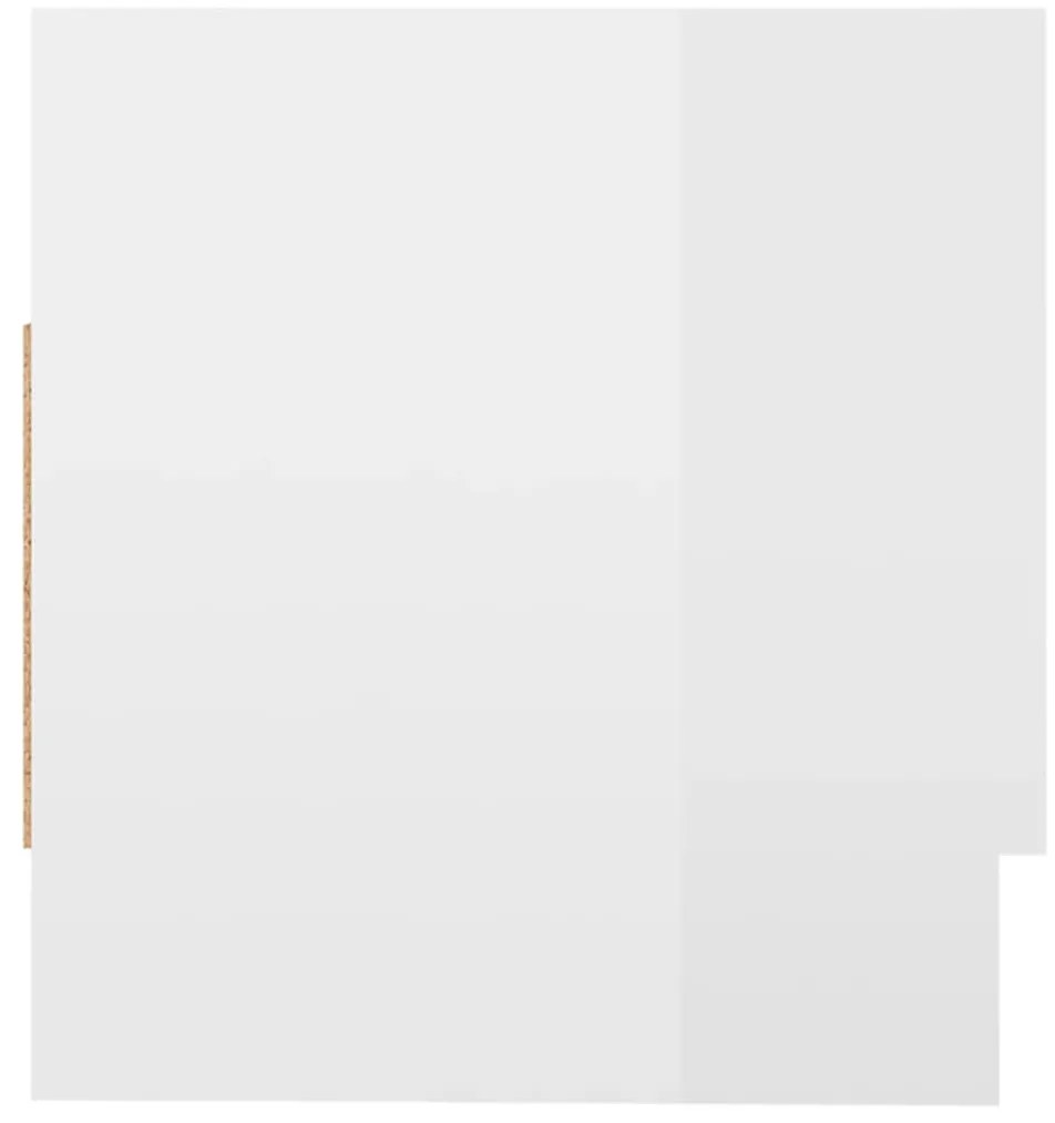Roupeiro 70x32,5x35 cm derivados de madeira branco brilhante