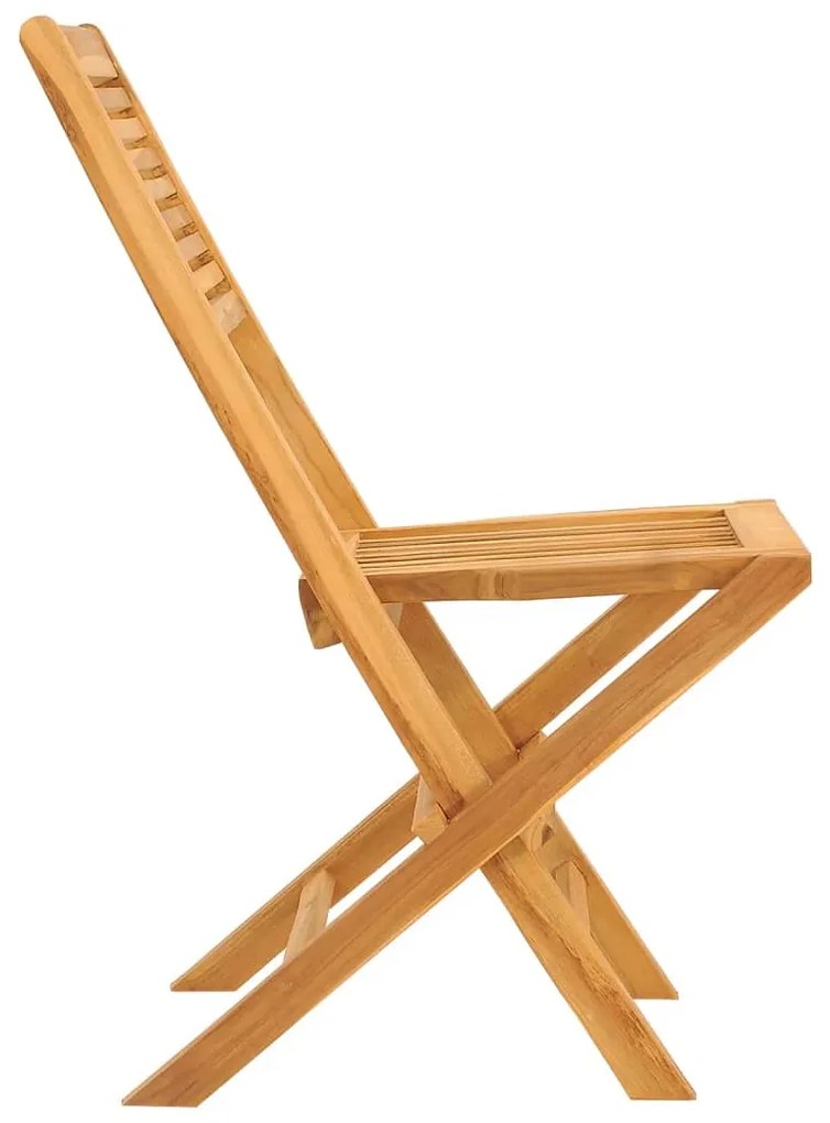 Cadeiras de jardim dobráveis 2 pcs 47x62x90 cm teca maciça