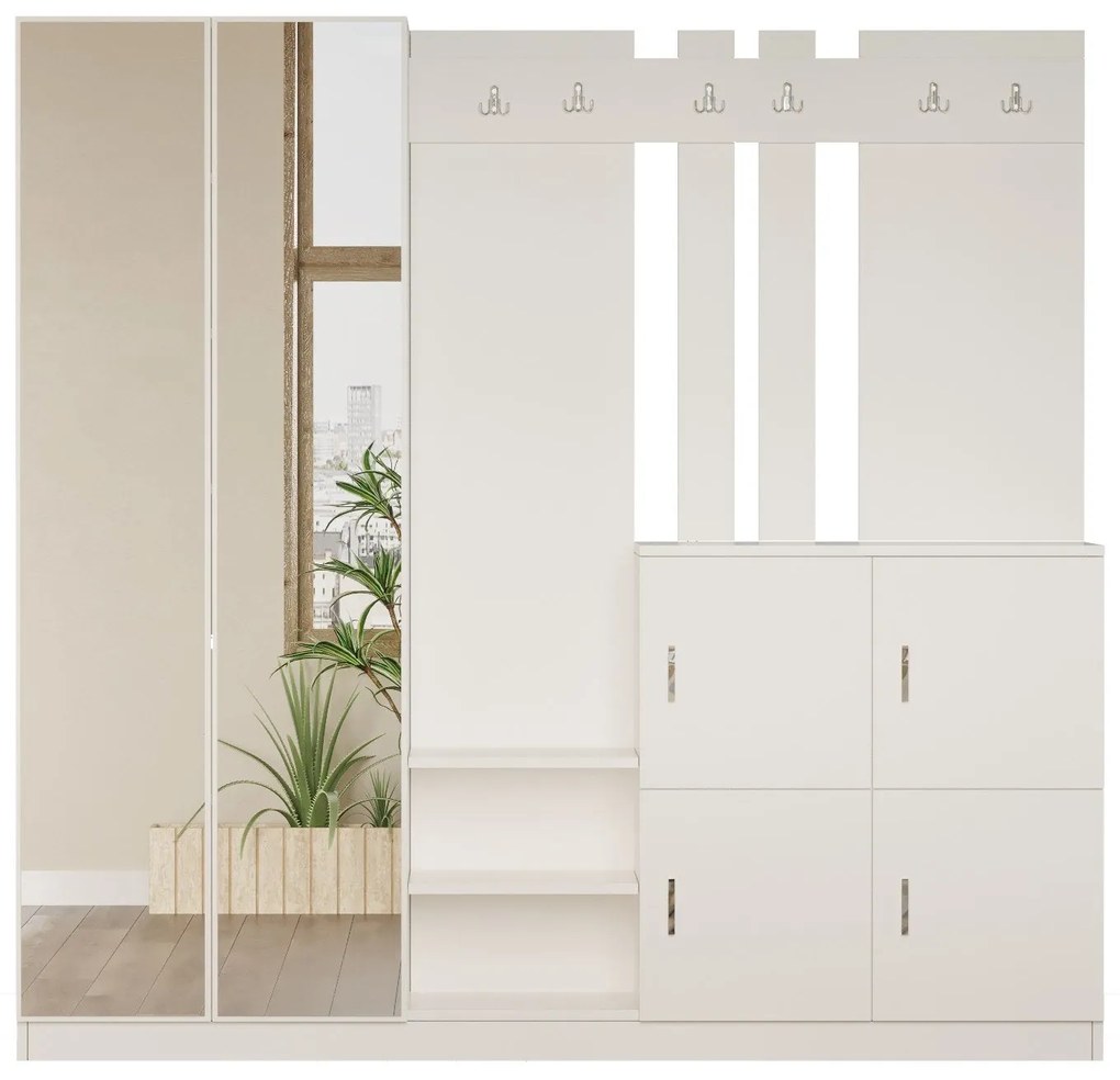 Bengaleiro DD9 – Branco – 187,2 x 180 x 37,5 cm