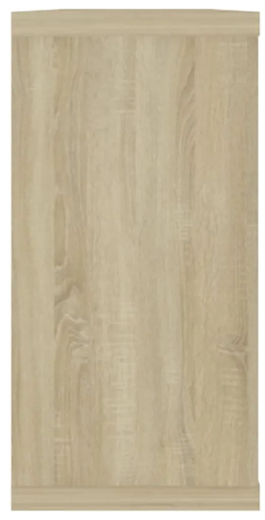 Estantes parede cúbicas 2pcs derivados madeira carvalho sonoma