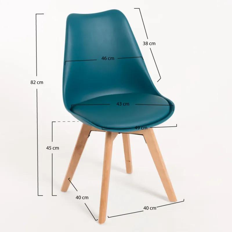 Cadeira Synk Basic - Verde-azulado