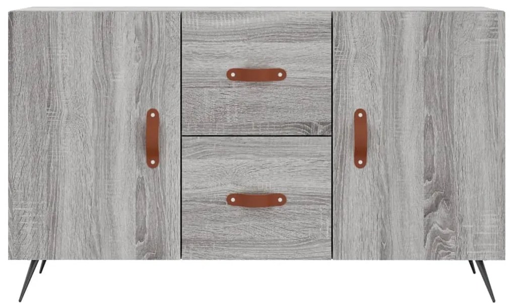 Aparador 100x36x60 cm derivados de madeira cinzento sonoma