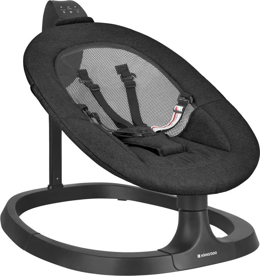 Cadeira Balanço elétrica para bebés Zazu Preta