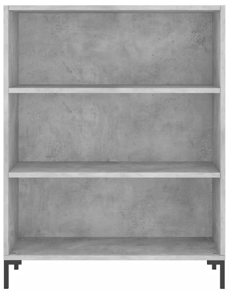 Armário alto 69,5x34x180 cm derivados de madeira cinza cimento