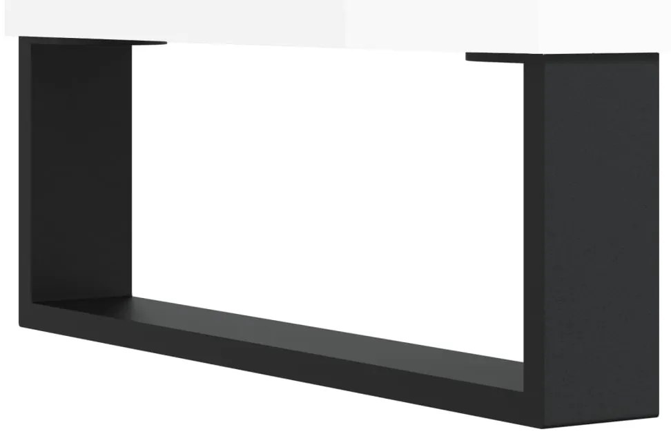 Sapateira 102x36x60 cm derivados de madeira branco brilhante