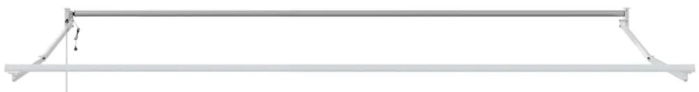 Toldo Retrátil Automático Listrado Multicolorido 400x300 cm