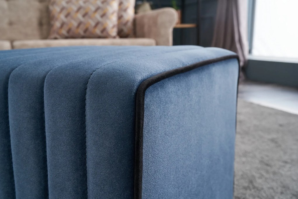 Pouffe Mona – Azul – 40x40x40 cm