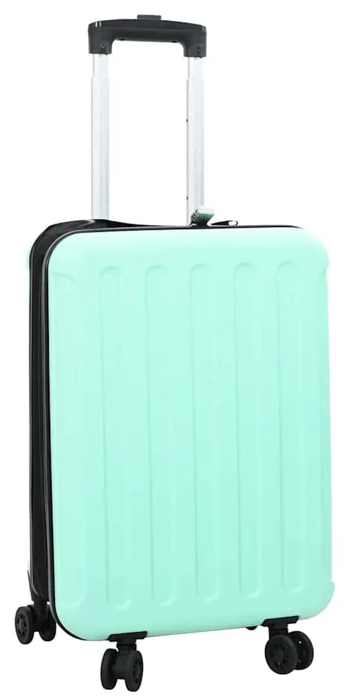 vidaXL Mala com bloqueio verde menta 34 x 23 x 55.5 cm Plástico ABS
