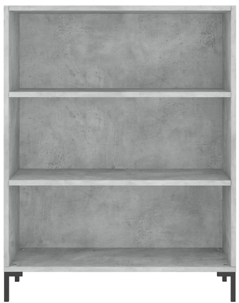 Armário alto 69,5x32,5x180cm derivados de madeira cinza cimento