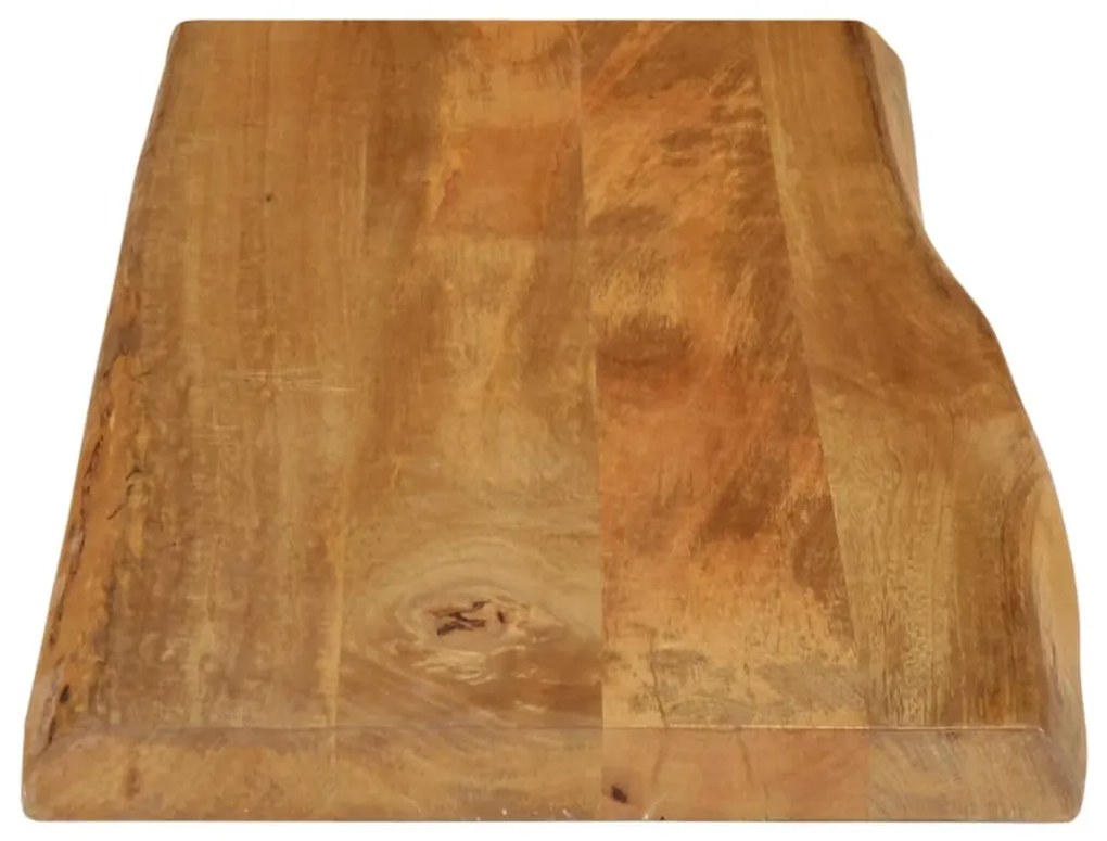 Tampo de mesa c/ borda viva 100x40x2,5 cm mangueira maciça