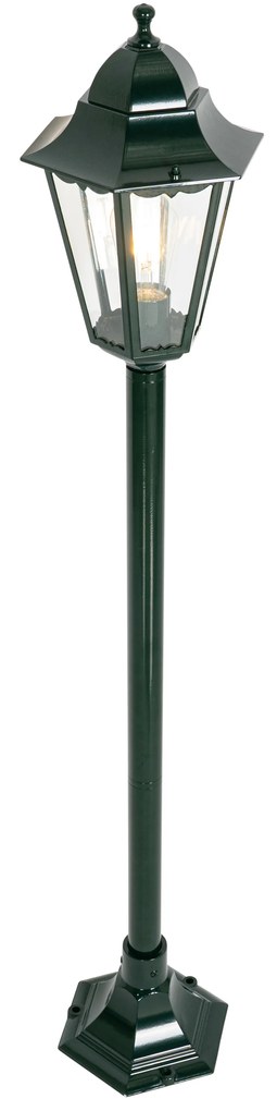 Candeeiro de pé clássico para exterior verde escuro 125 cm IP44 - Nova Orleans Clássico / Antigo