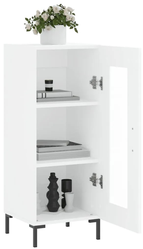 Aparador 34,5x34x90 cm madeira processada branco