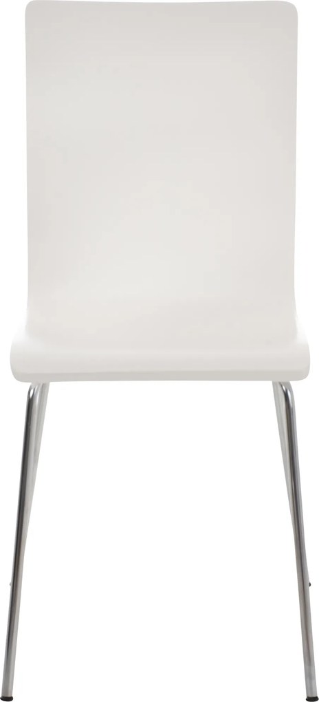 Conjunto de 2 cadeiras de cozinha e sala de jantar Pepe 43 x 87 x 47 cm Branco