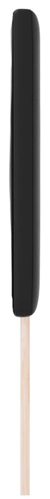 Cabeceira vidaXL Design Simples Preto 180 cm Couro Sintético