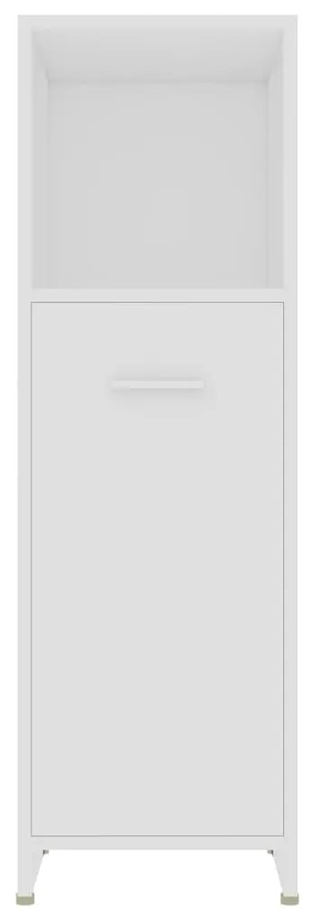 Armário de casa de banho derivados de madeira branco