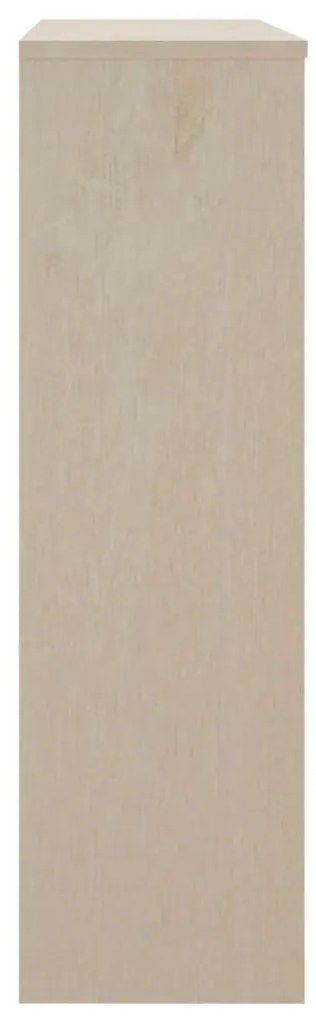 Tampo armário alto HAMAR 90x30x100 cm pinho maciço castanho-mel